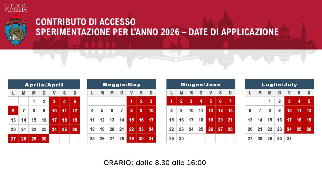 Sperimentazione per l'anno 2026 - Date di Applicazione: Aprile 3,4,5,6,10,11,12,17,18,19,24,25,26,27,28,29,30 - Maggio 1,2,3,8,9,10,15,16,17,22,23,24,29,30,31 - Giugno 1,2,3,4,5,6,7,12,13,14,19,20,21,26,27,28 - Luglio 3,4,5,10,11,12,17,18,19,24,25,26 - Dalle 08:30 alle 16:00
